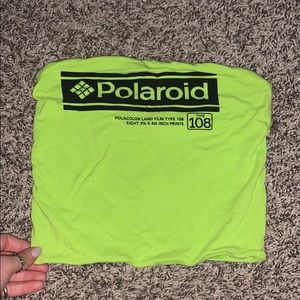 Polaroid tube top